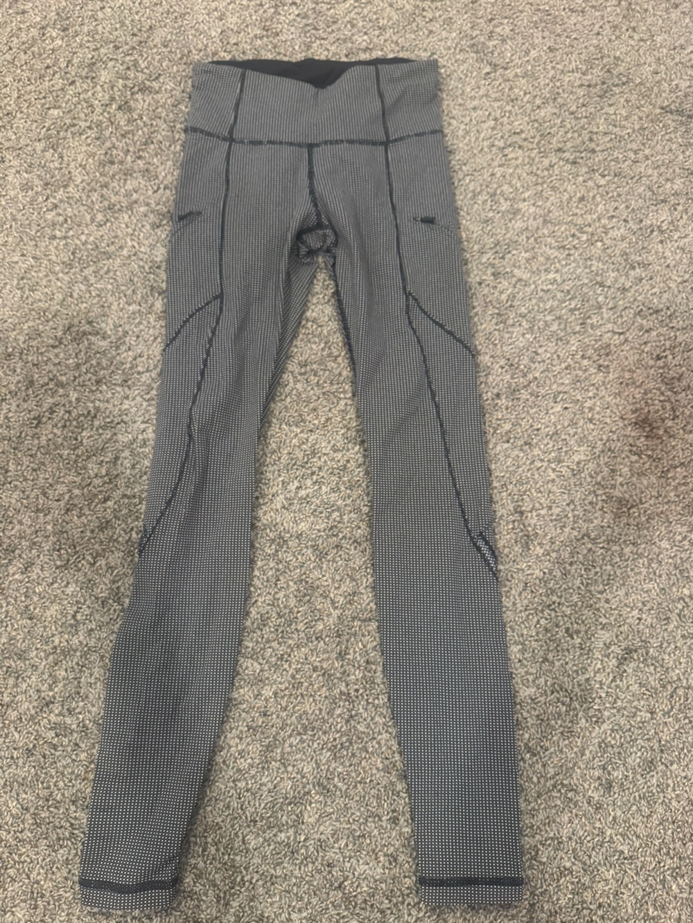 lululemon athletica Black & White Microdot Leggings